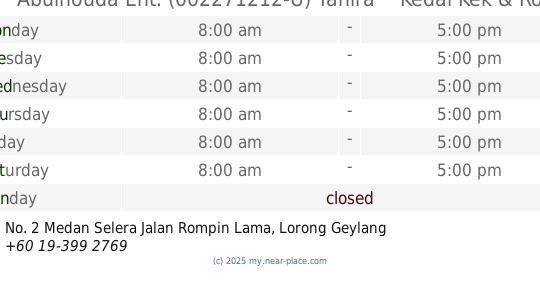 Abulhouda Ent. (002271212-U) Tahira Kedai Kek & Roti 1 abulhouda ent 002271212 u tahira kedai kek roti