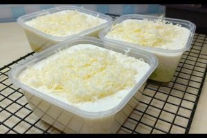 Kek Viral Cheese Meleleh