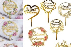 Erni Kerat Kertas Kuala Terengganu – Cake Topper Custom | Cake Decoration