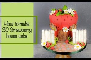 Strawberry Cake House